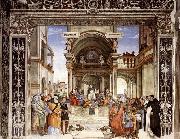 LIPPI, Filippino Triumph of St Thomas Aquinas over the Heretics Sweden oil painting artist